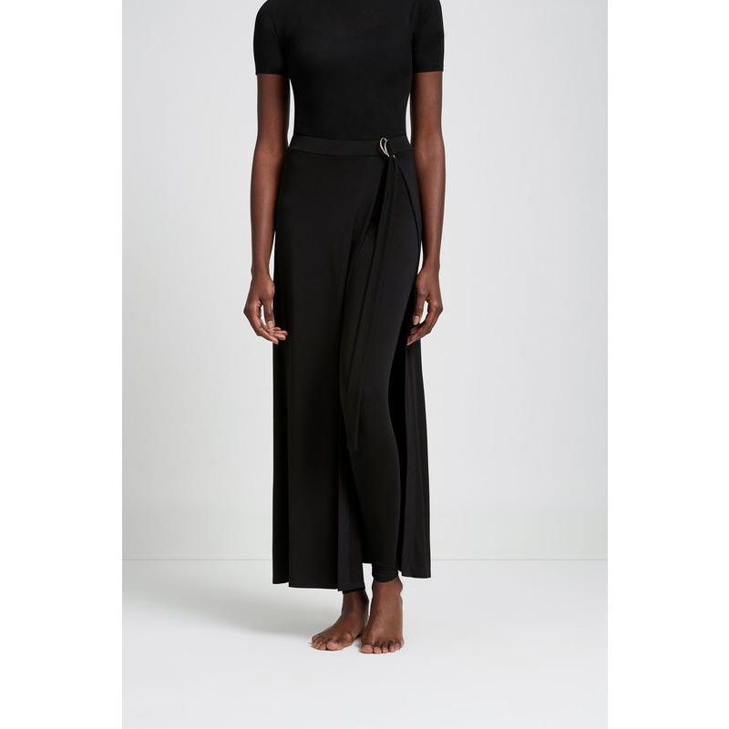 Women's Waverly Sash-Belt Skirted Jersey Pants