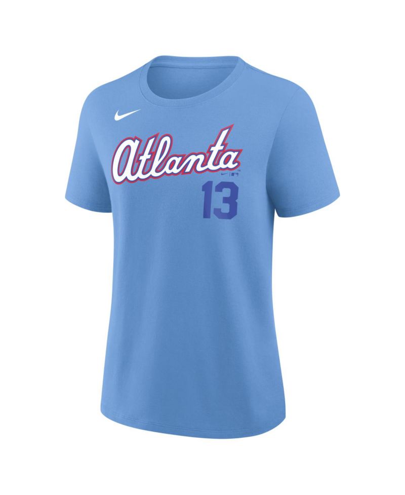 Women's Ronald Acu&ntilde;a Jr. Light Blue Atlanta Braves 2026 City Connect Name & Number T-Shirt