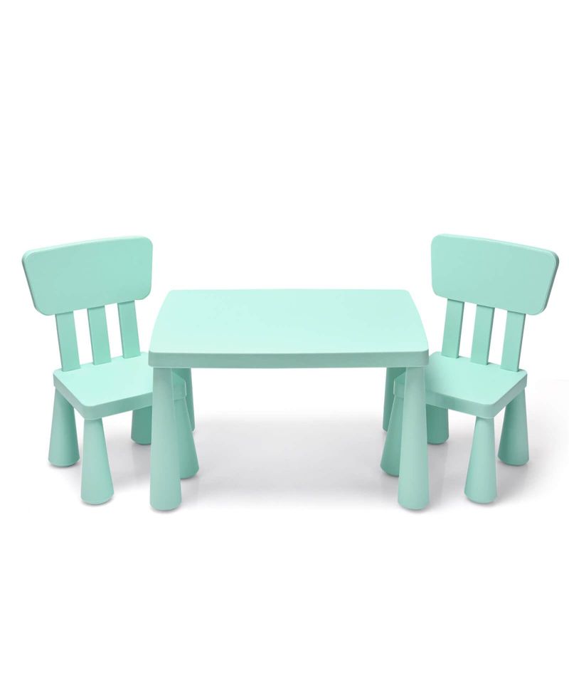 Kids Activity Table and 2-Chair Set, 3 Pieces