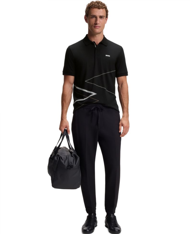 Men's Pima Cotton Printed Polo Shirt