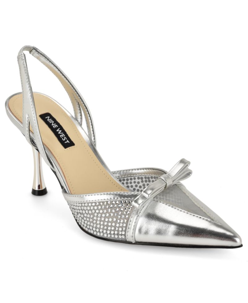 Women's Padell Embellished Slingback Stiletto Pumps
