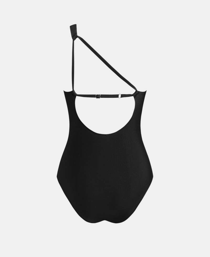 Women's Alluring One-Shoulder One-Piece Swimsuit with Cutouts