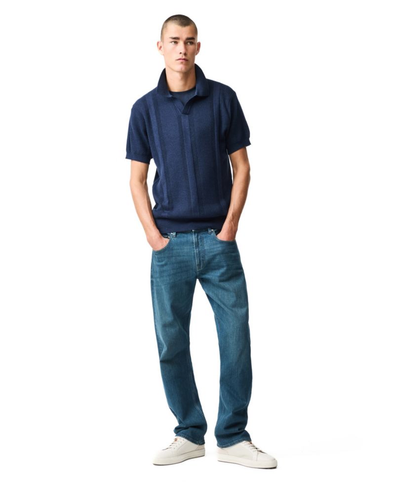 Rodd Gunn Men's Linwood Cotton Knitted Polo Shirt