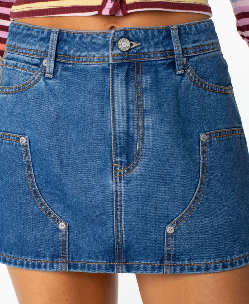 Women's Reel Life Mini Denim Skirt