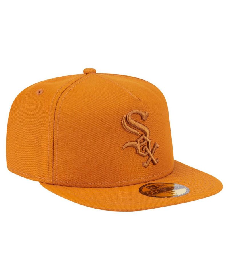 Men's Orange Chicago White Sox Color Pack A-Frame 59FIFTY Fitted Hat