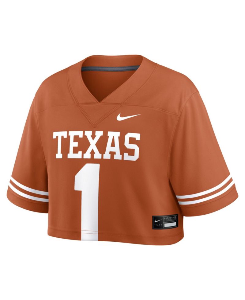 Women's Texas Longhorns Crop Jersey