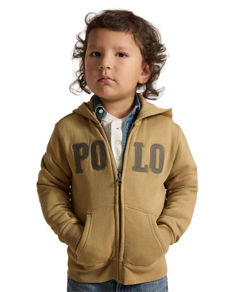 Boys' 2T-7 Logo Fleece Full-Zip Hoodie