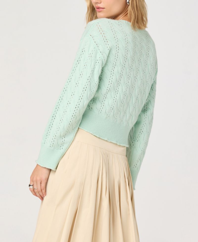 Women's V-Neck Button-Front Sweater