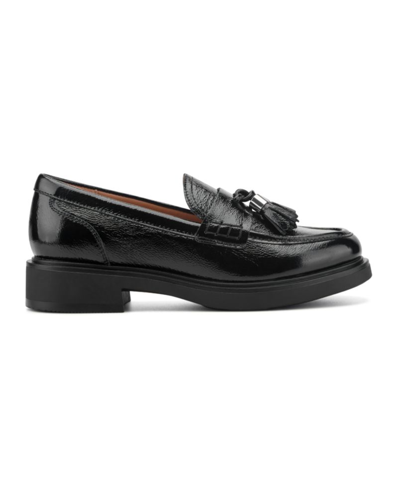 Women's Janesa Leather Moc Toe Tassel Loafers