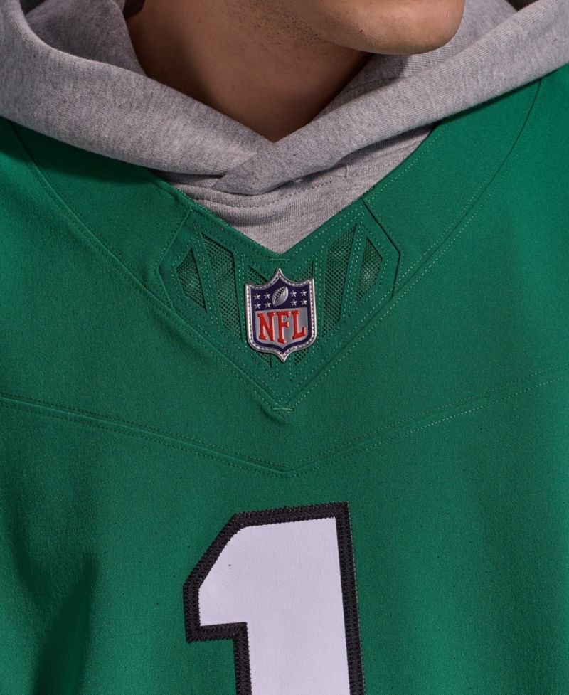 Men's Jalen Hurts Kelly Philadelphia Eagles Alternate Vapor F.U.S.E. Elite Jersey