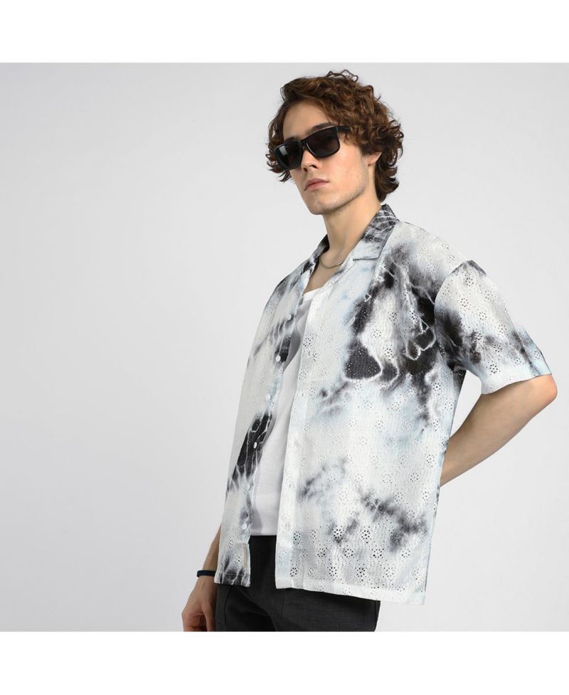 Men's Weave-Textured Shirt