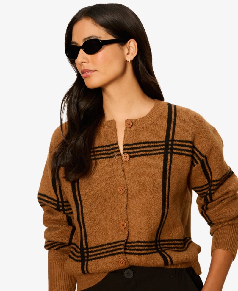 Petite Semi-Cropped Crewneck Sweater