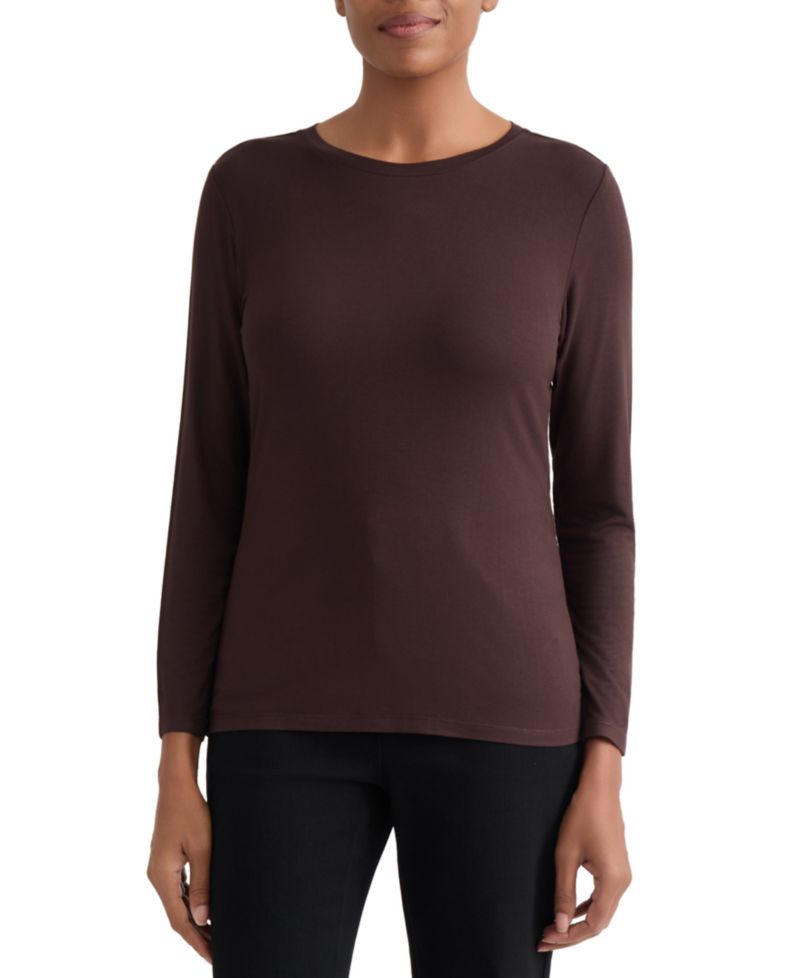 Women's Long-Sleeve Crewneck T-Shirt