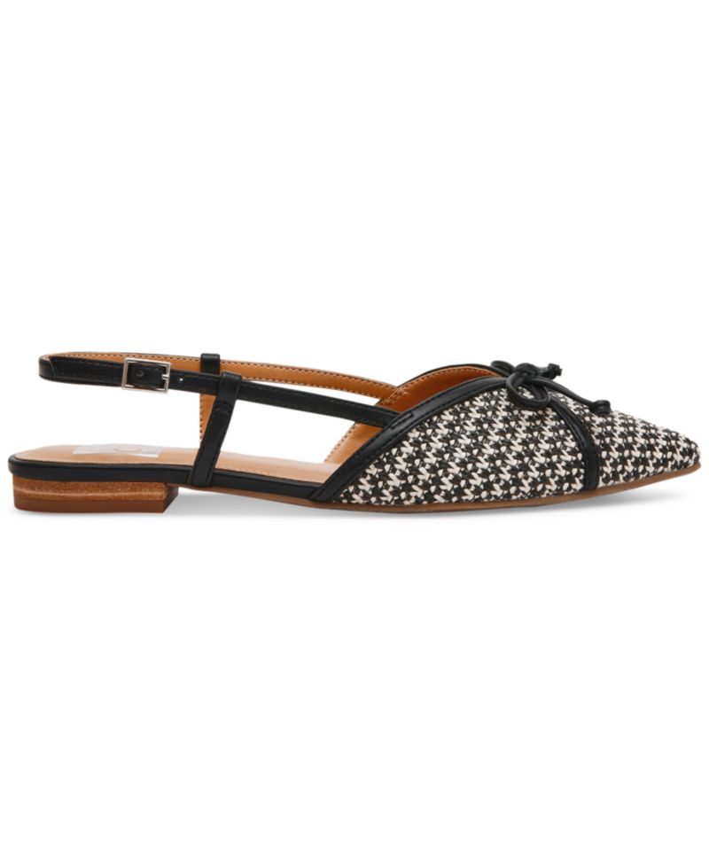 Women's Carsen Bow Pointed-Toe Slingback Flats
