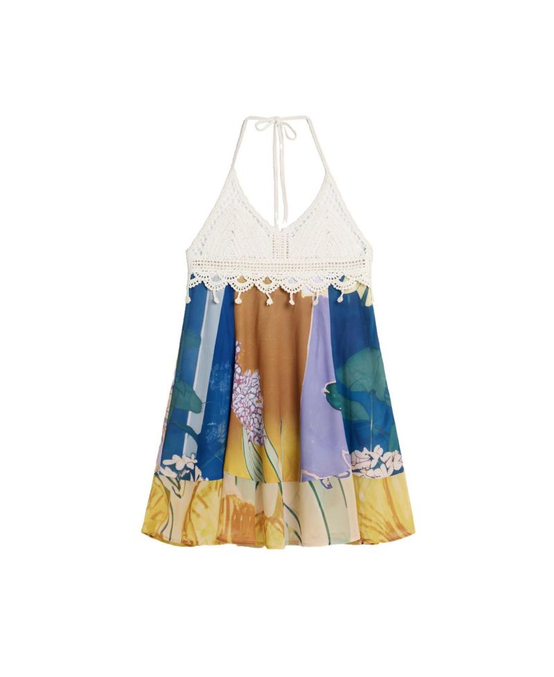 Women's Sleeveless printed dress