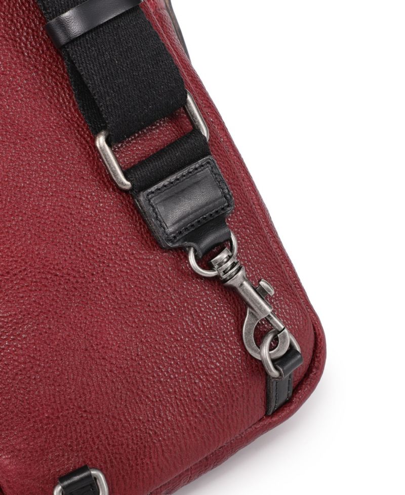 Sun-Wing Leather Sling Bag