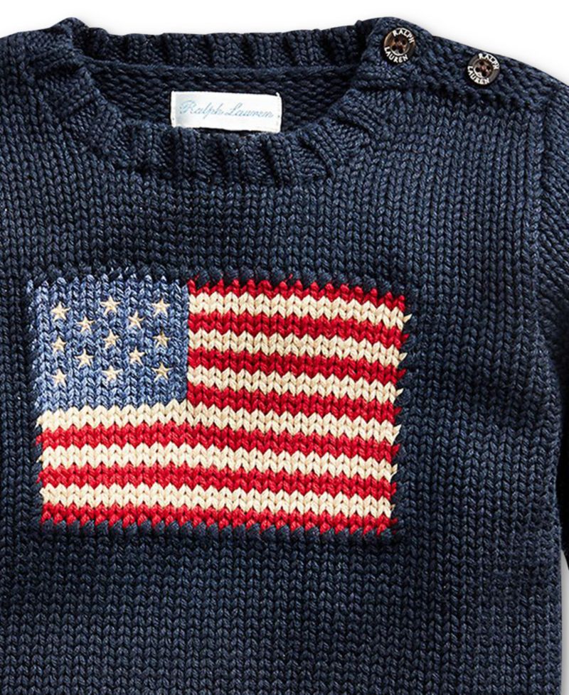 Baby Boys or Girls The Iconic Flag Sweater