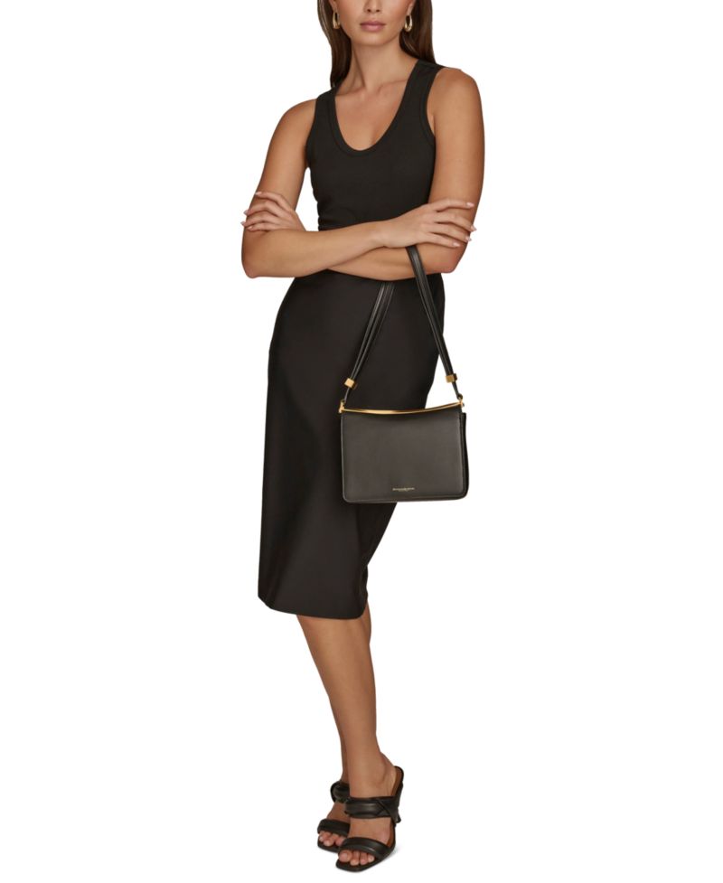 Jericho Flap Shoulder with Sculpted Hardware Bag
