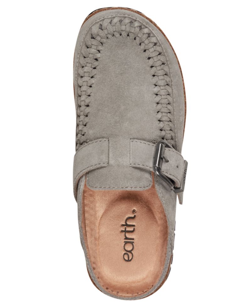Women's Eileen Woven Suede Footbed Clogs
