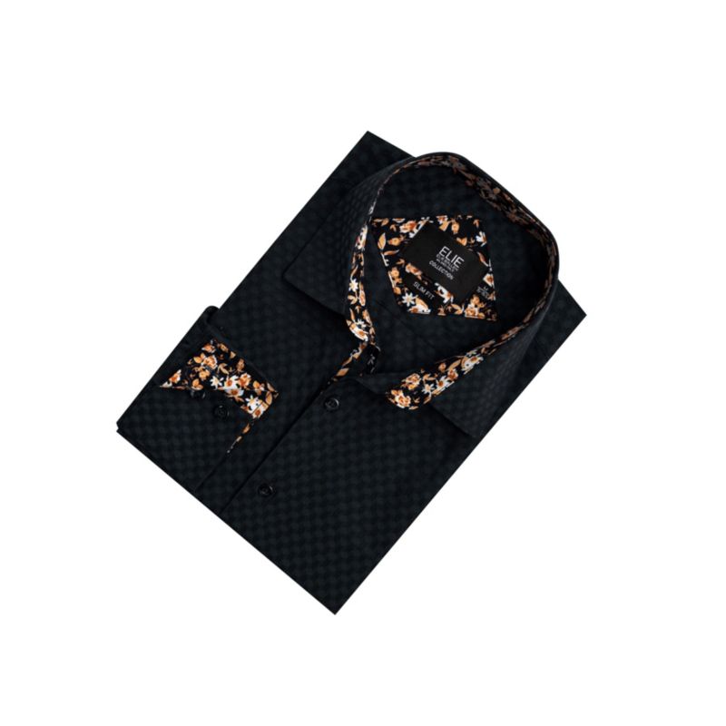 Big Boys Slim Fit Jacquard Shirt