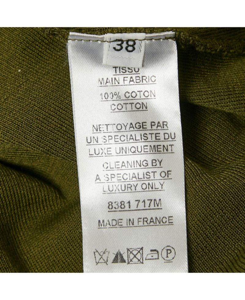 Women's Olive Green Cotton Knit Top