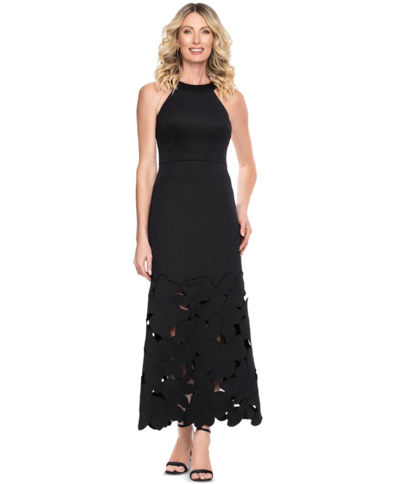 Women's Halter Neck Sleeveless Midi Dress
