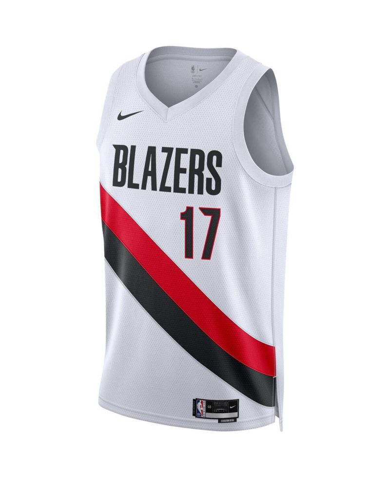 Men's and Women's Shaedon Sharpe White Portland Trail Blazers Swingman Player Jersey