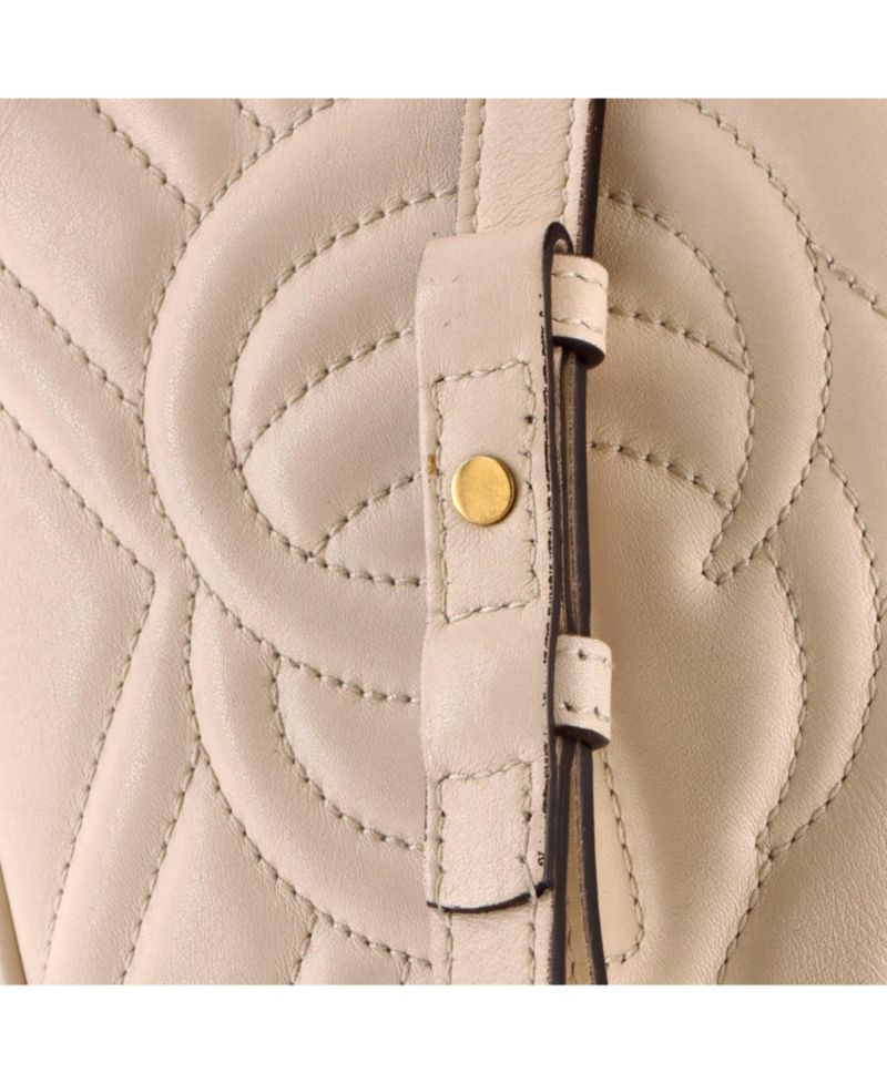 Small GG Marmont Shoulder Bag Matelasse Leather