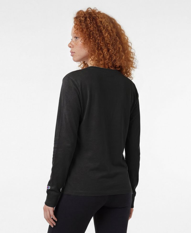 Women's San Francisco Giants Long-Sleeve Distressed T-Shirt