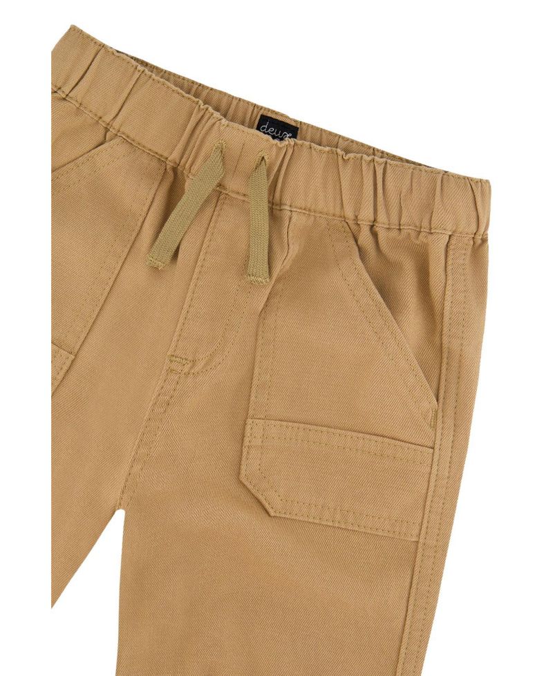 Little and Big Boy (6-12) Stretch Canvas Jogger Pants