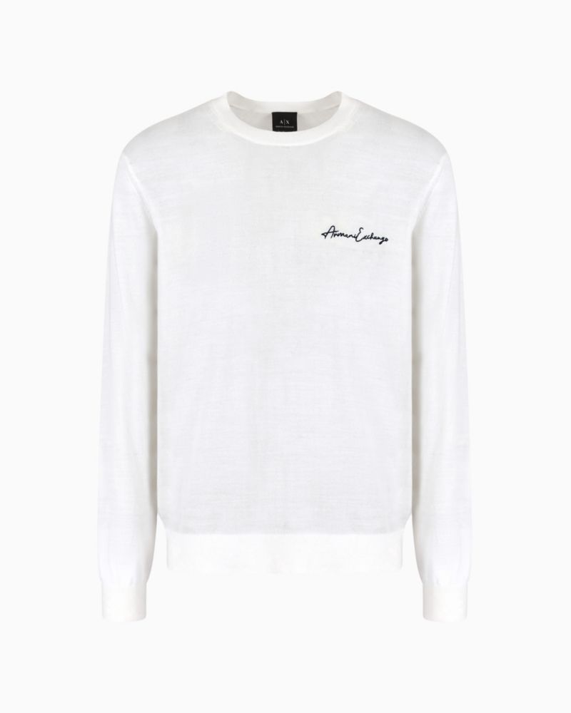 Men's Wool Mix Signature Logo Sweater