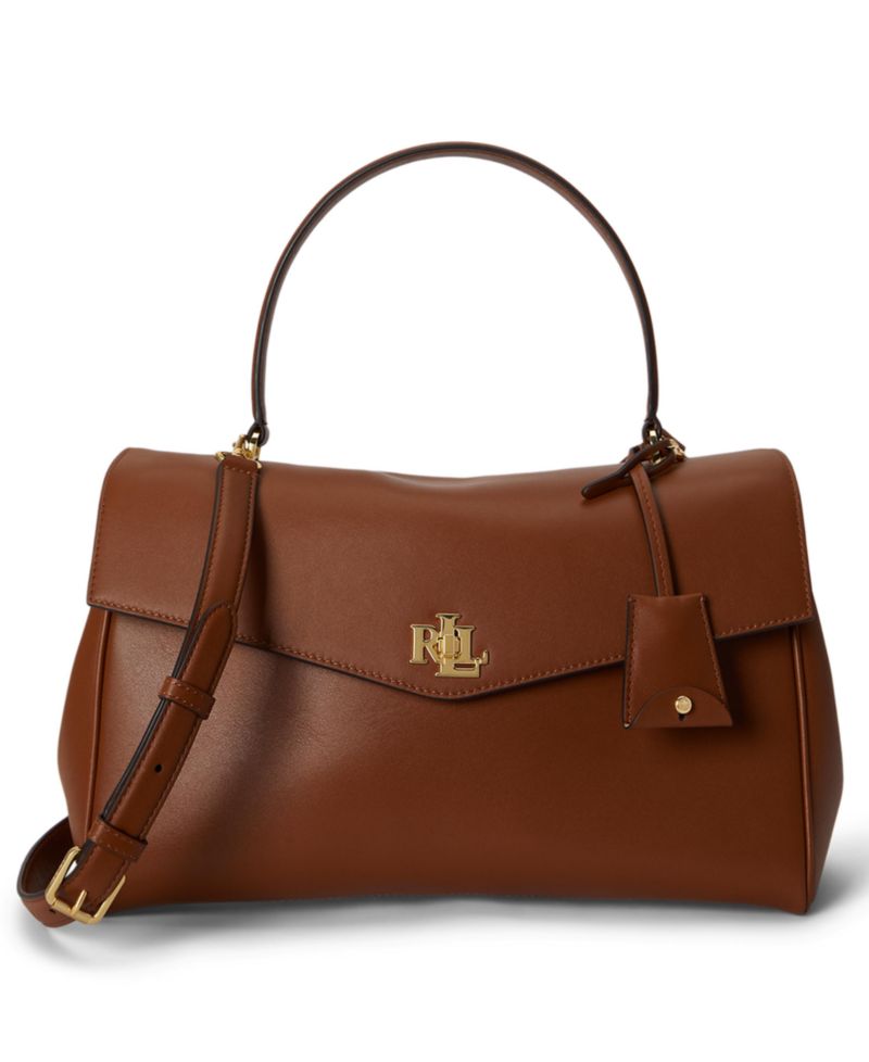 Farrah Soft Leather Medium Satchel Bag