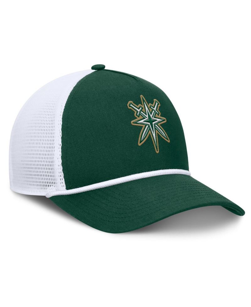 Men's Green/White Vegas Golden Knights Bermuda A-Frame Adjustable Hat