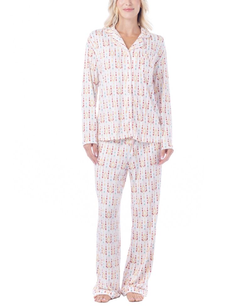 Women's Western Prairie Print Pajama Set