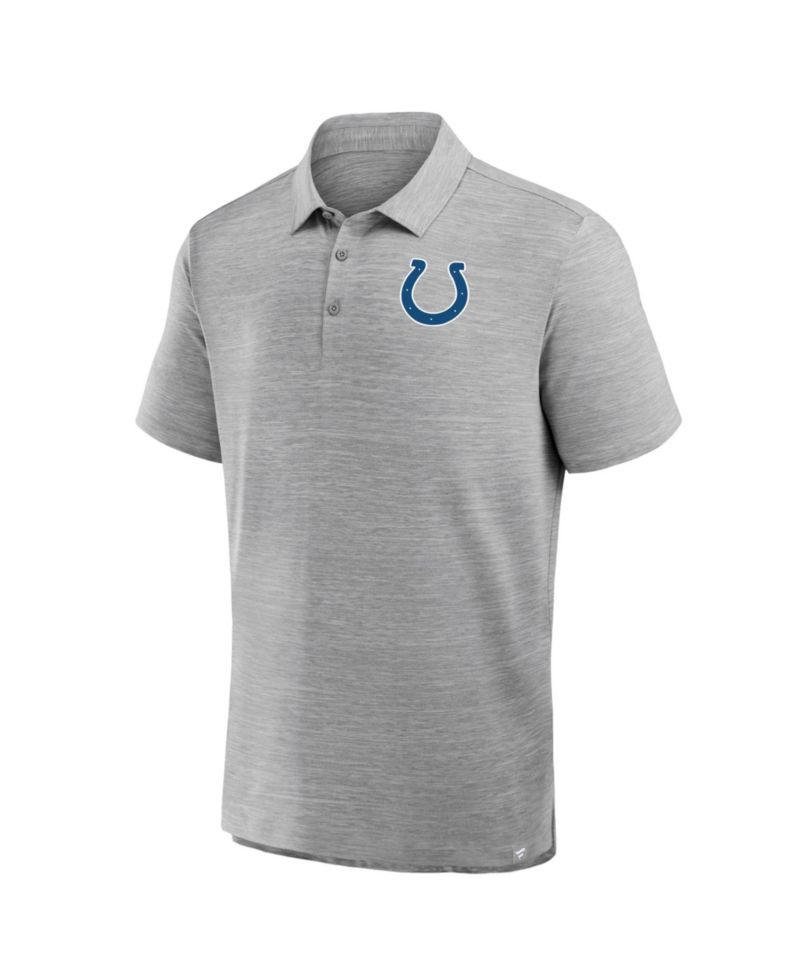 Men's Heather Gray Indianapolis Colts Clutch Polo Shirt