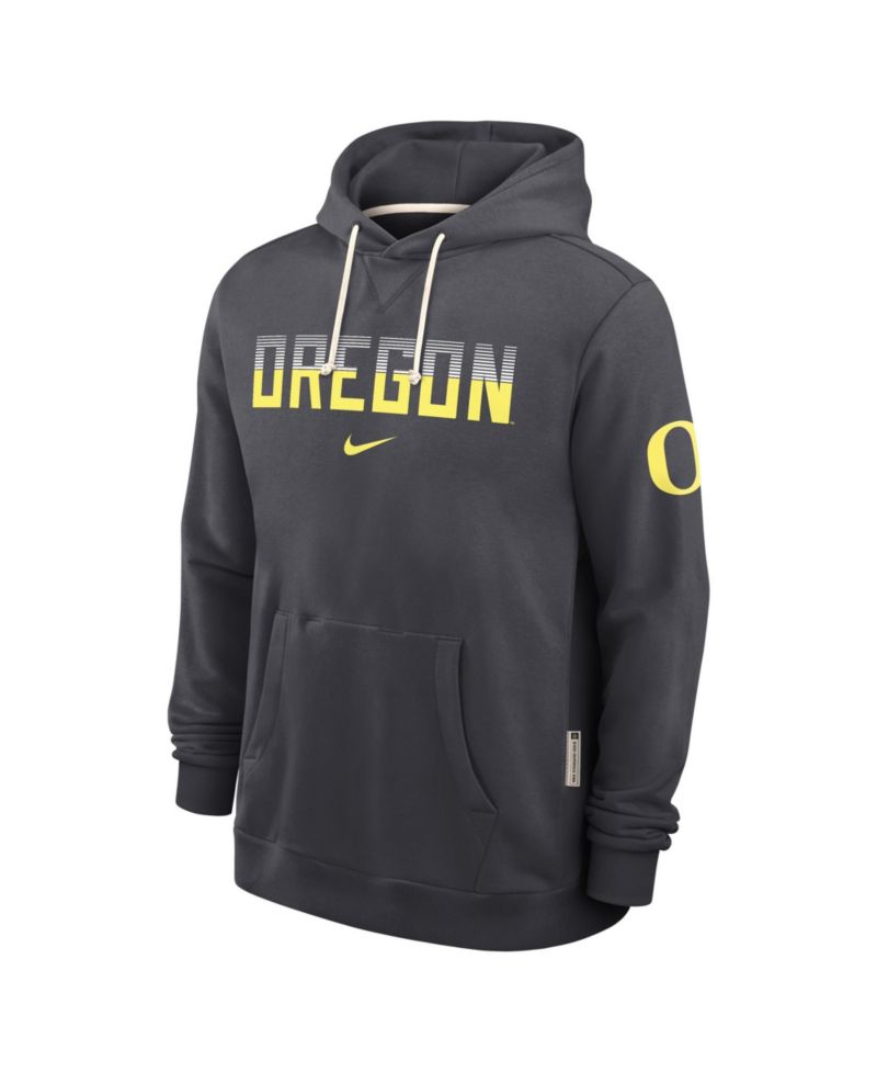Men's Oregon Ducks Oregon Sideline Standard Issue Heavyweight Fleece Hoodie
