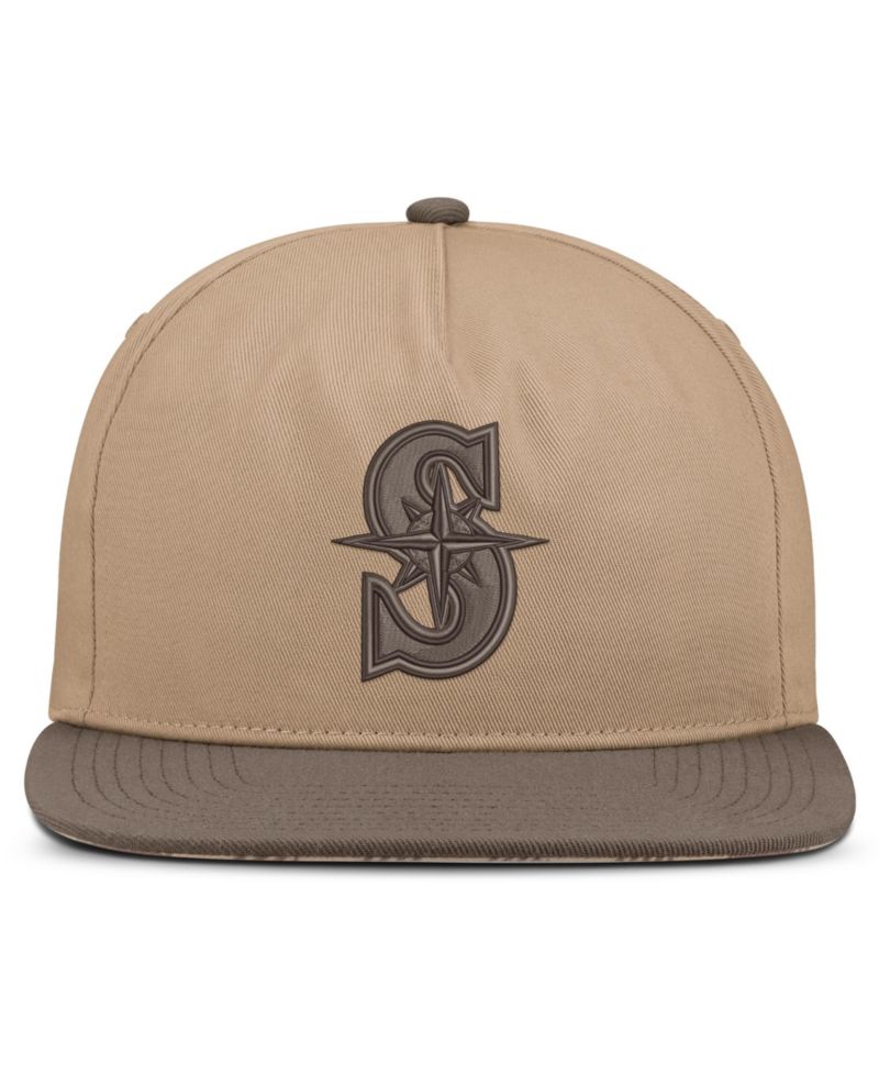 Men's Light Brown Seattle Mariners Statement Adjustable Hat