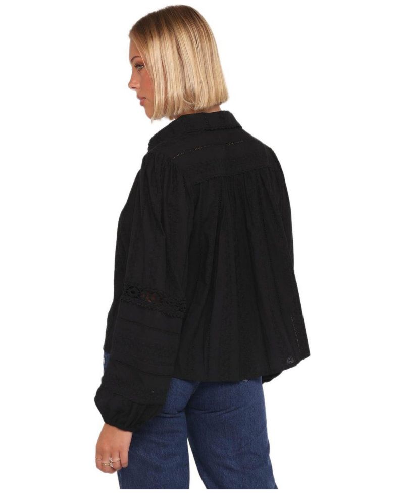 Women's Catania Lace Inset Top
