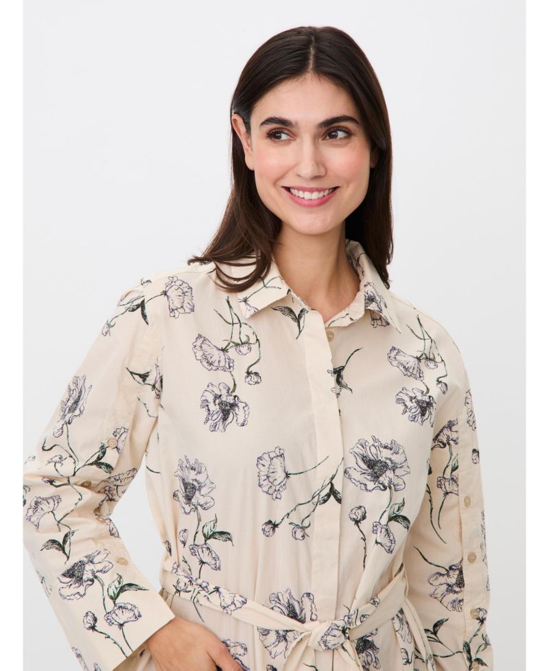 Women's Manorellea Floral Belted Shirt Dress