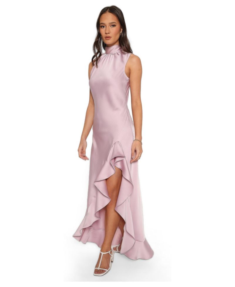 Women's Brialyn Sleeveless Asymmetric-Ruffle Maxi Dress