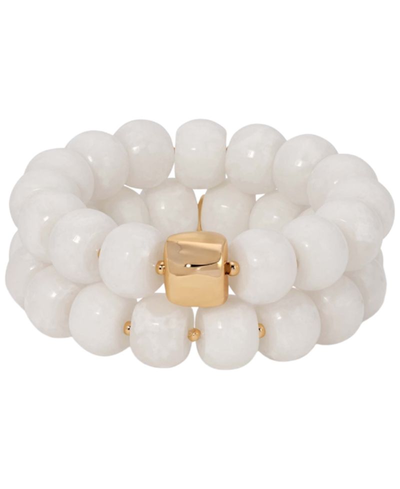 18k Gold-Plated Power Bead Stack Bracelet