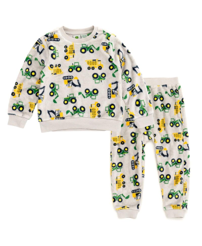 Baby Boys' ( 0TO 3 to 24 M )2-Piece Fleece Sweatshirt and Pants Set