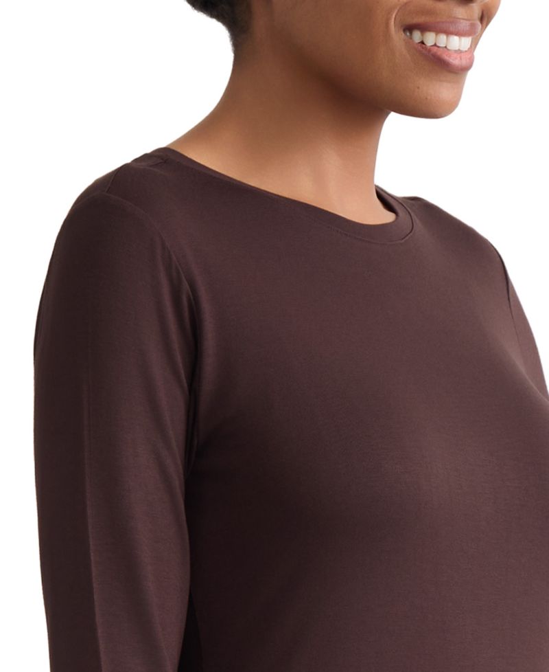 Women's Long-Sleeve Crewneck T-Shirt
