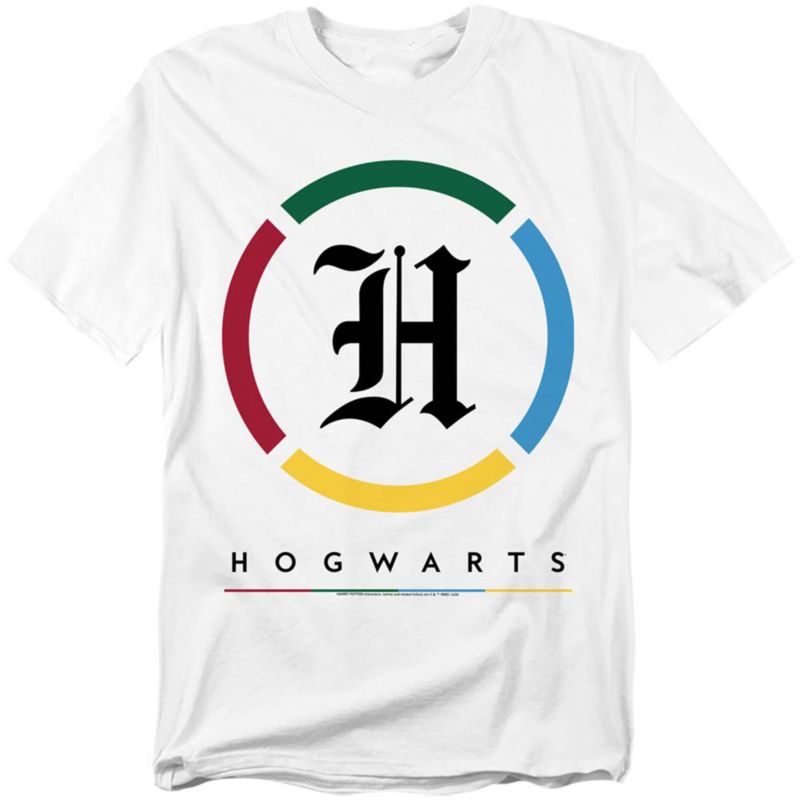 Men's Hogwarts Old English H Logo T Shirt