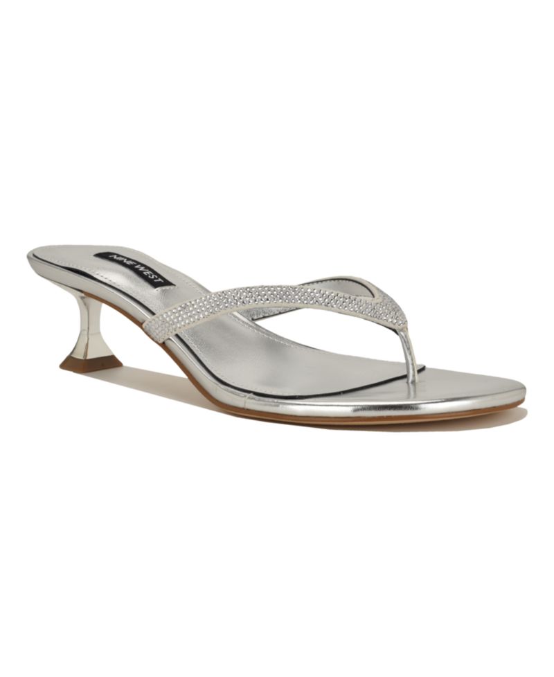 Women's Cruise Thong Kitten Heel Dress Sandals
