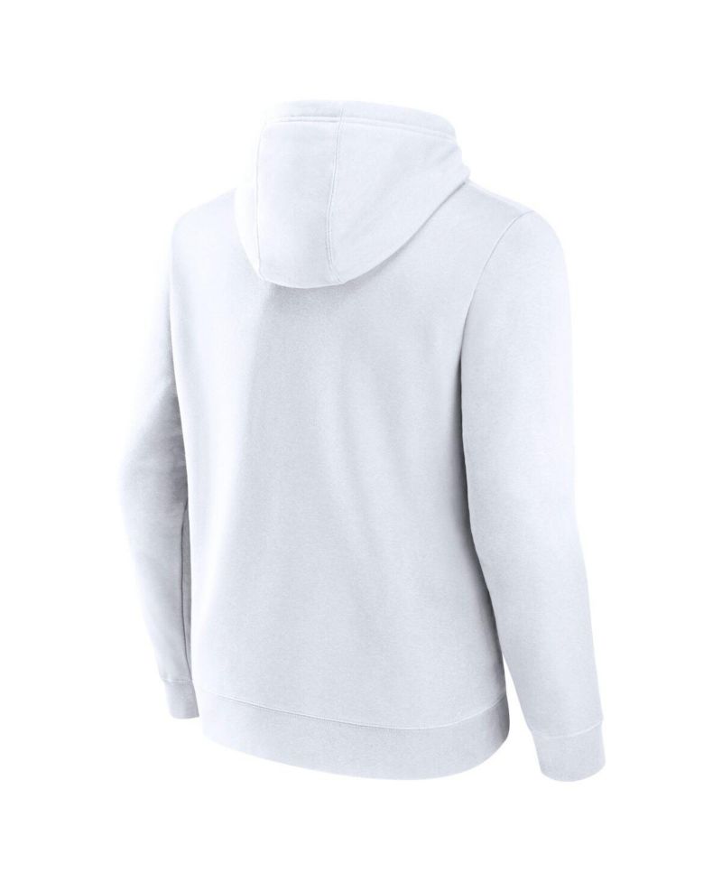 Men's White Loyola Greyhounds Primary Logo Pullover Hoodie