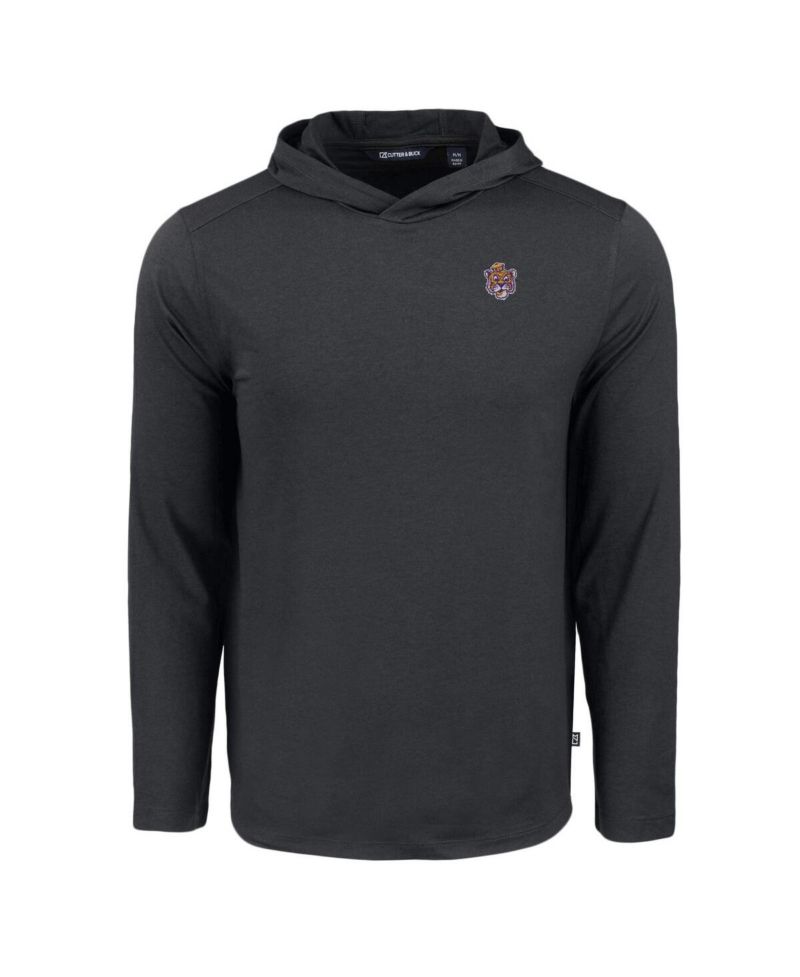 Men's Black LSU Tigers Coastline Epic Comfort Eco Long Sleeve Hoodie