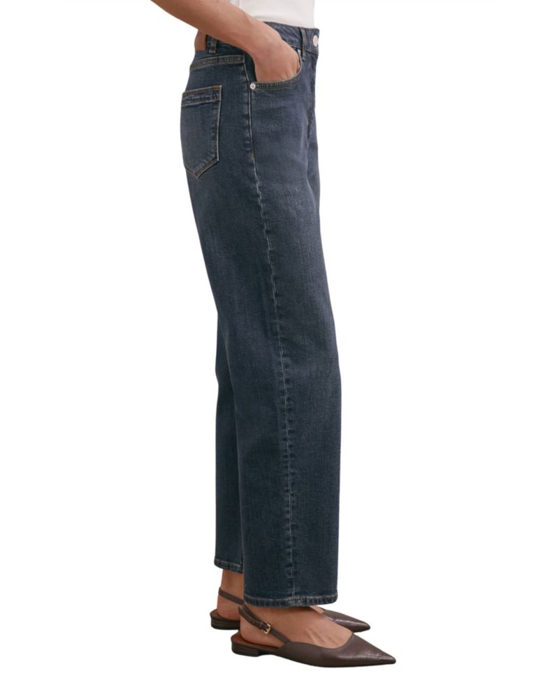 Women's Selin Mid-Rise Straight-Leg Jeans