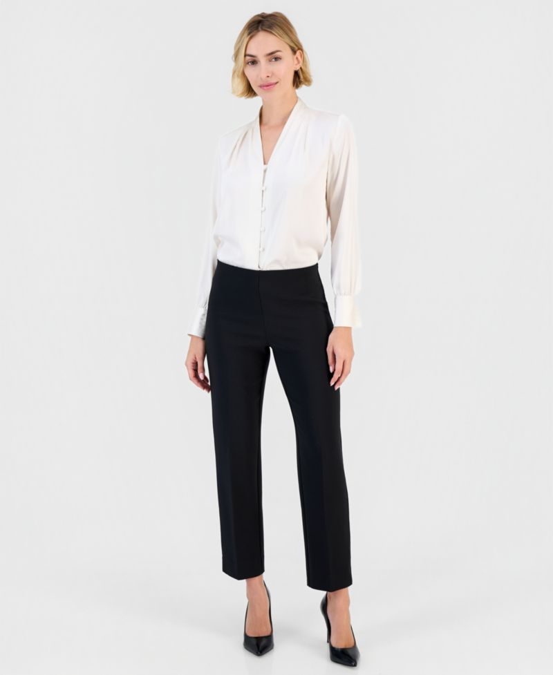 Women's High-Rise Wide-Leg Pants