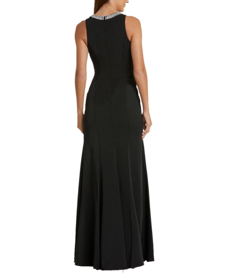 Women's Ieena Embellished Neck Trumpet Gown